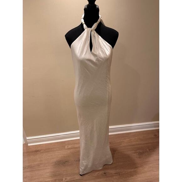 NWT Generation Love Bea Halter Maxi Dress White size Small - Picture 7 of 9